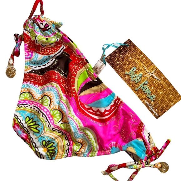 Luli Fama Pura Vida Adjustable Sides Full Bikini Bottom nwt - Picture 5 of 7